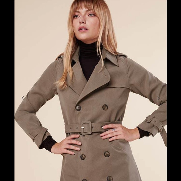 reformation trench coat
